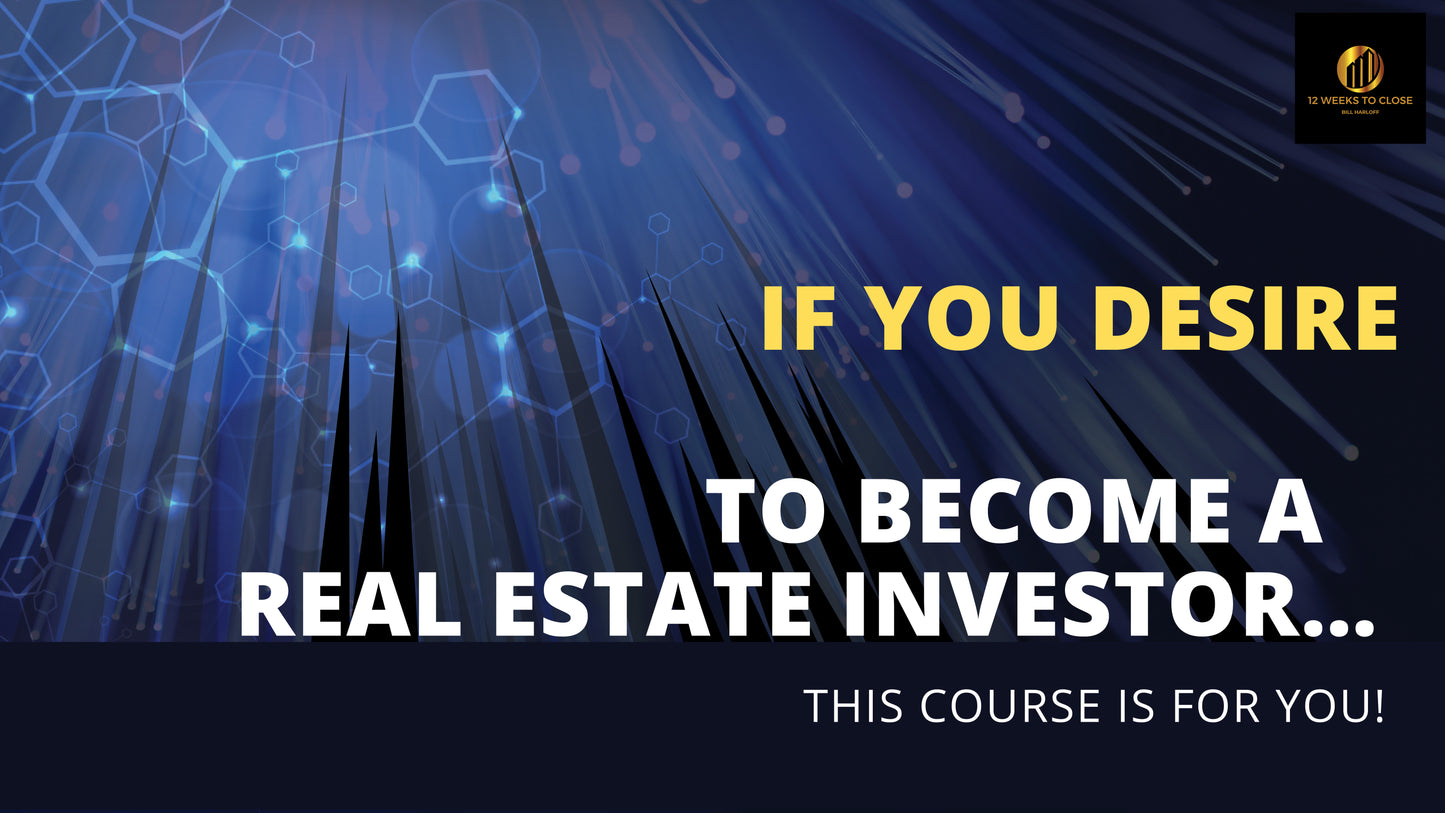 HOW TO BECOME A REAL ESTATE INVESTOR